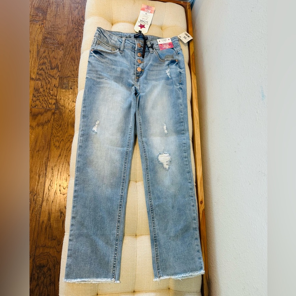 Imperial Star Blue Straight Leg Jeans